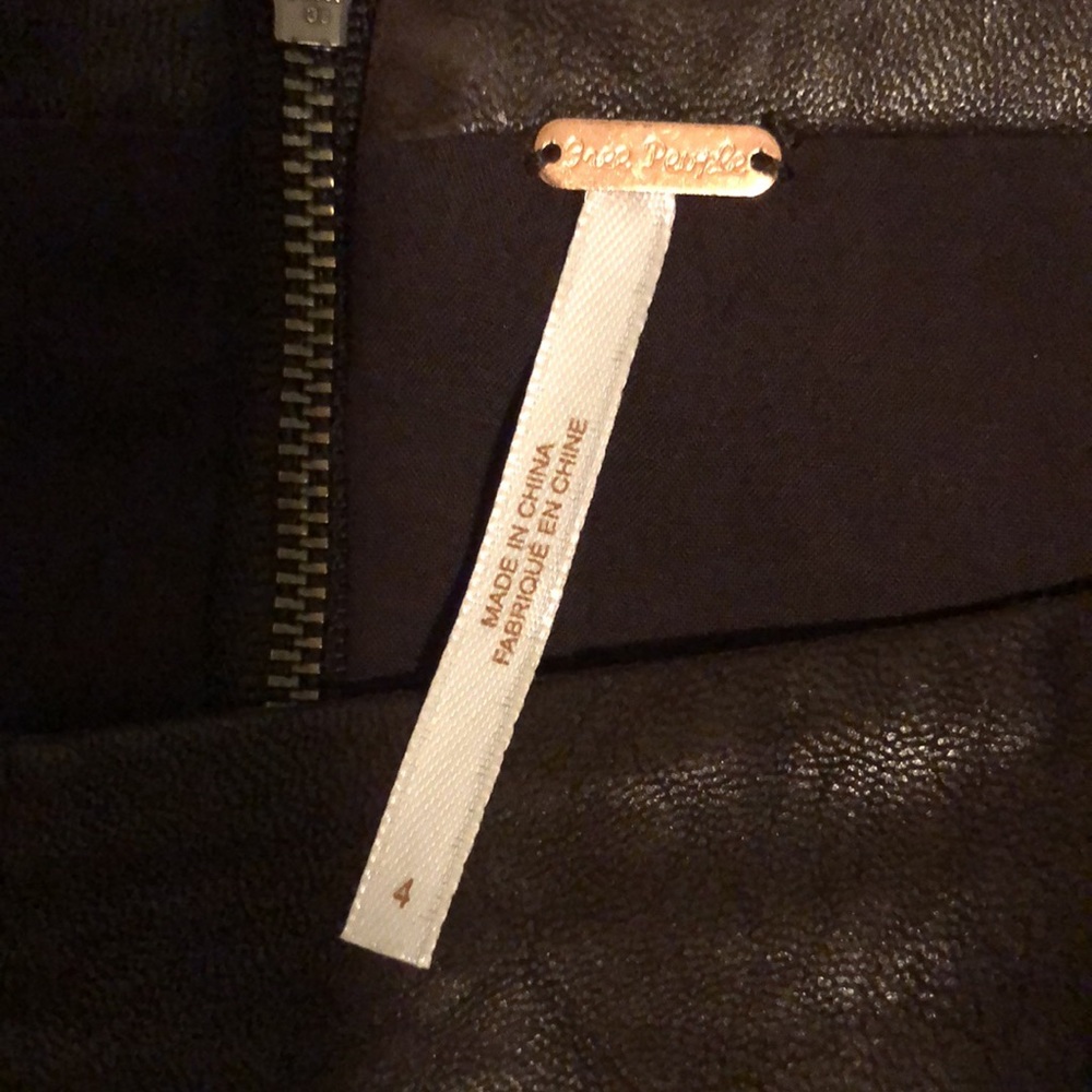 Free People Faux Leather Mini - Picture 2 of 4
